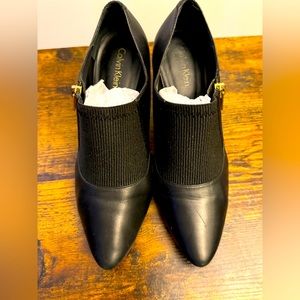 Black Calvin Klein Tuxedo Shoes